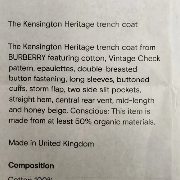 Men's Burberry Trench - Picture 2 of 8